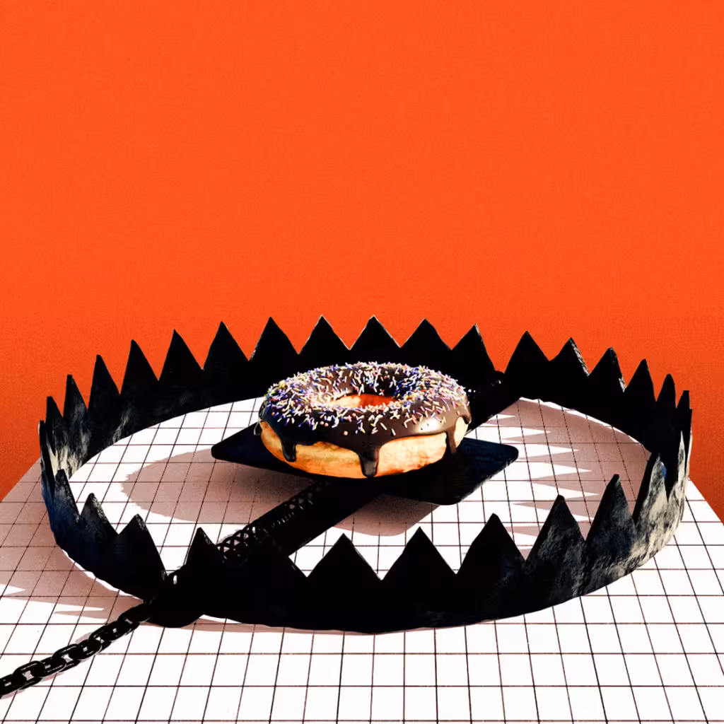 Donut in trap